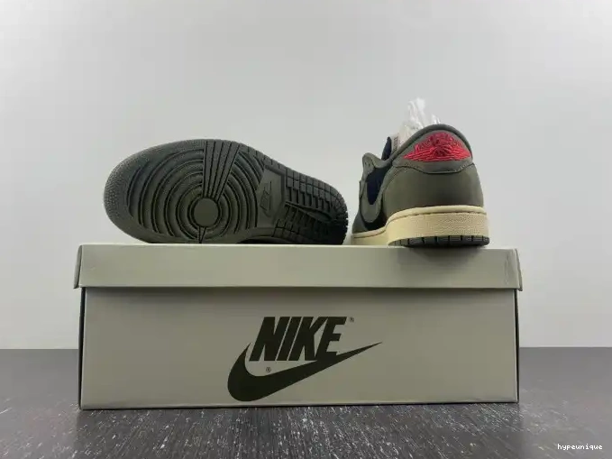 HYPE X 'BLACK SP JORDAN OLIVE' LOW TRAVIS 1 DM7866-002 SCOTT AIR OG 0527